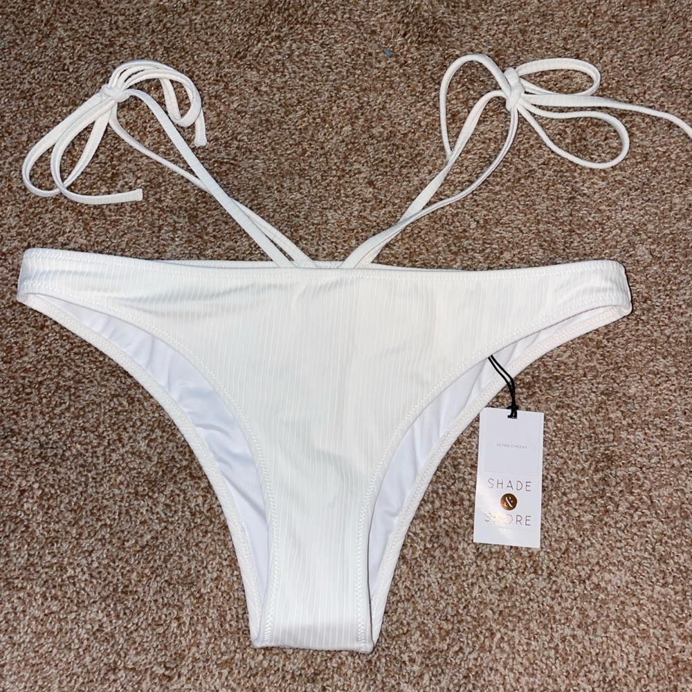 NWT Shade and Shore White Bikini Bottom